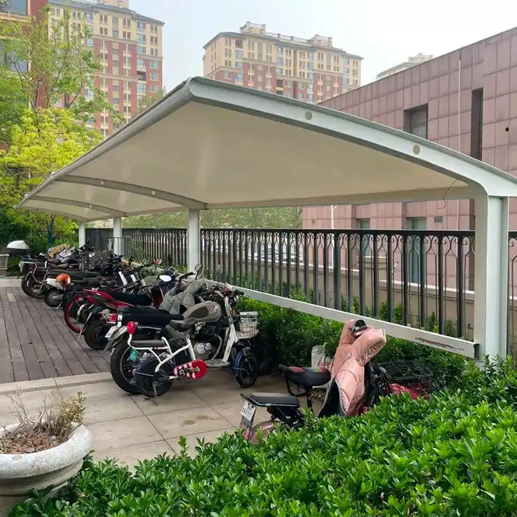 昭通膜结构电动车棚